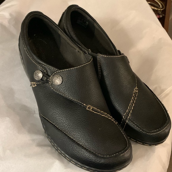 Clarks Shoes - Clarks Ashland Lane Q black shoes size 10 M